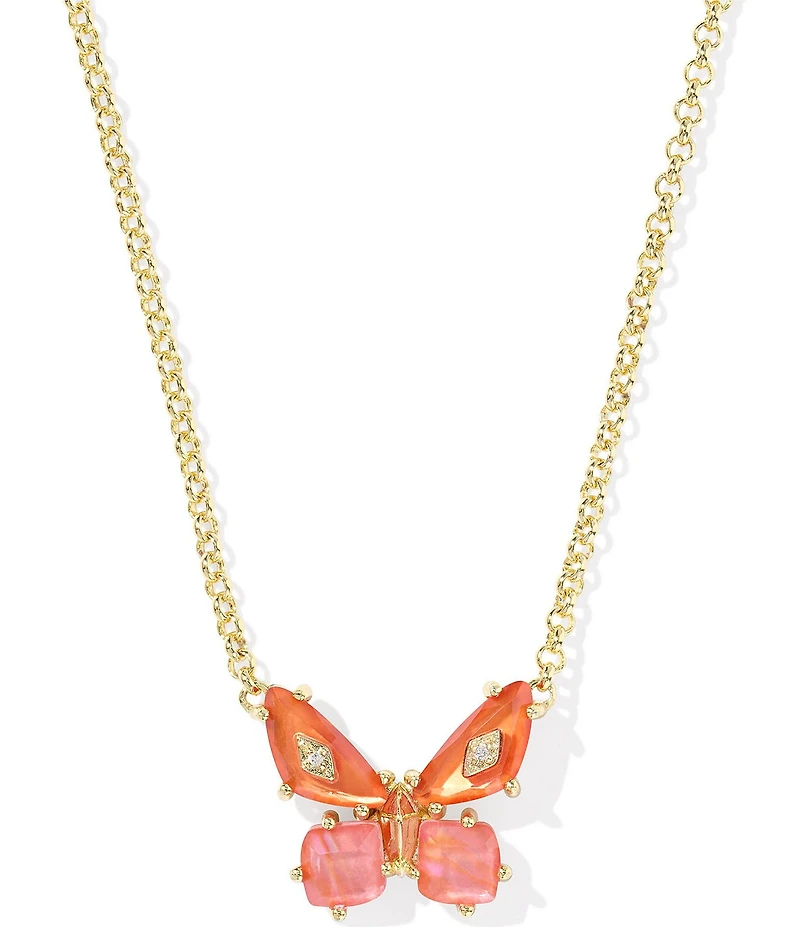 Kendra Scott Bianca Butterfly Short Pendant Necklace