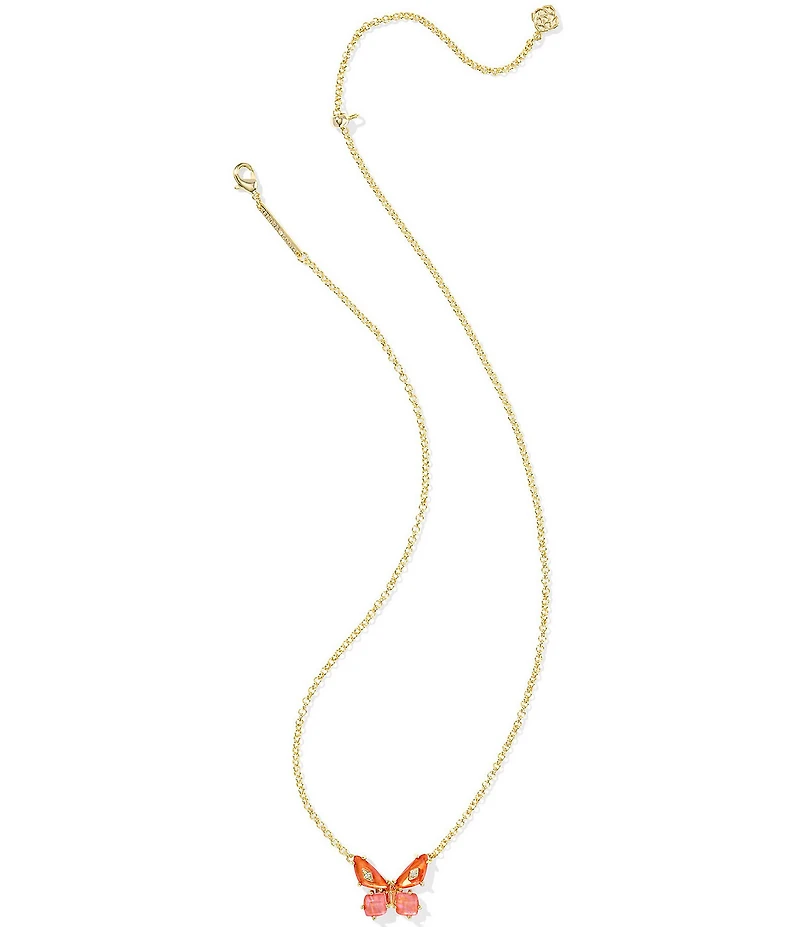 Kendra Scott Bianca Butterfly Short Pendant Necklace