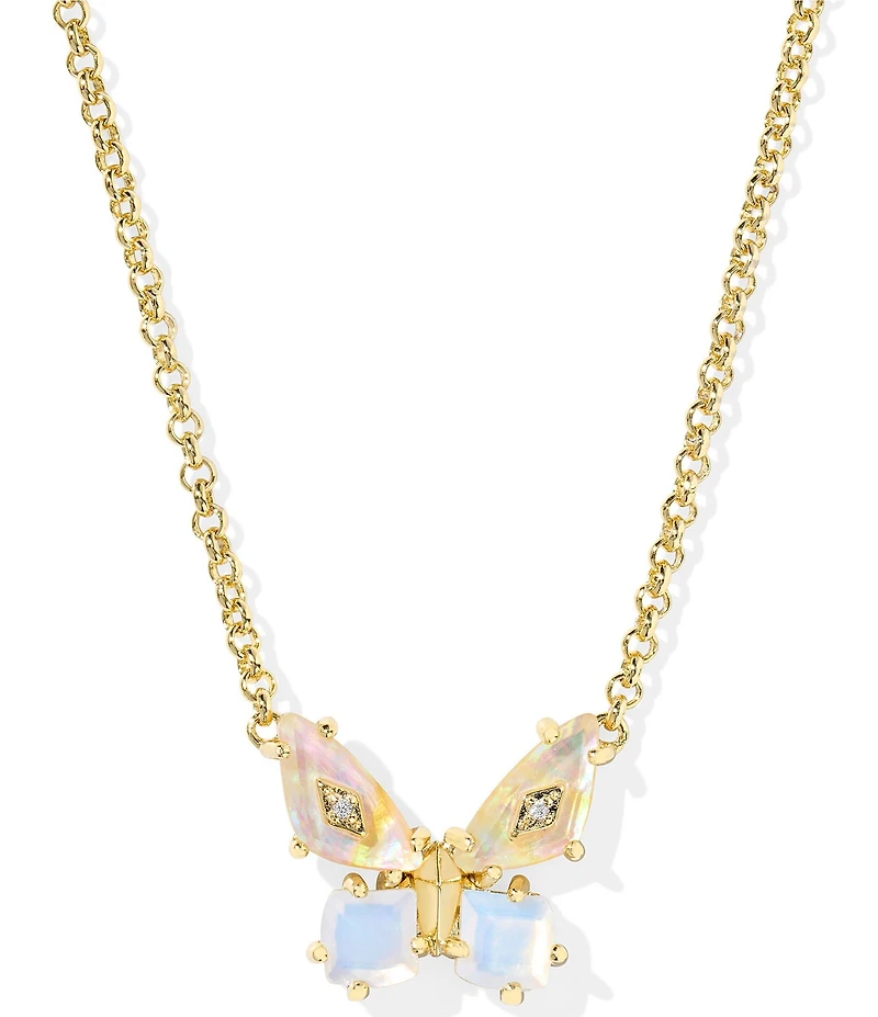 Kendra Scott Bianca Butterfly Short Pendant Necklace