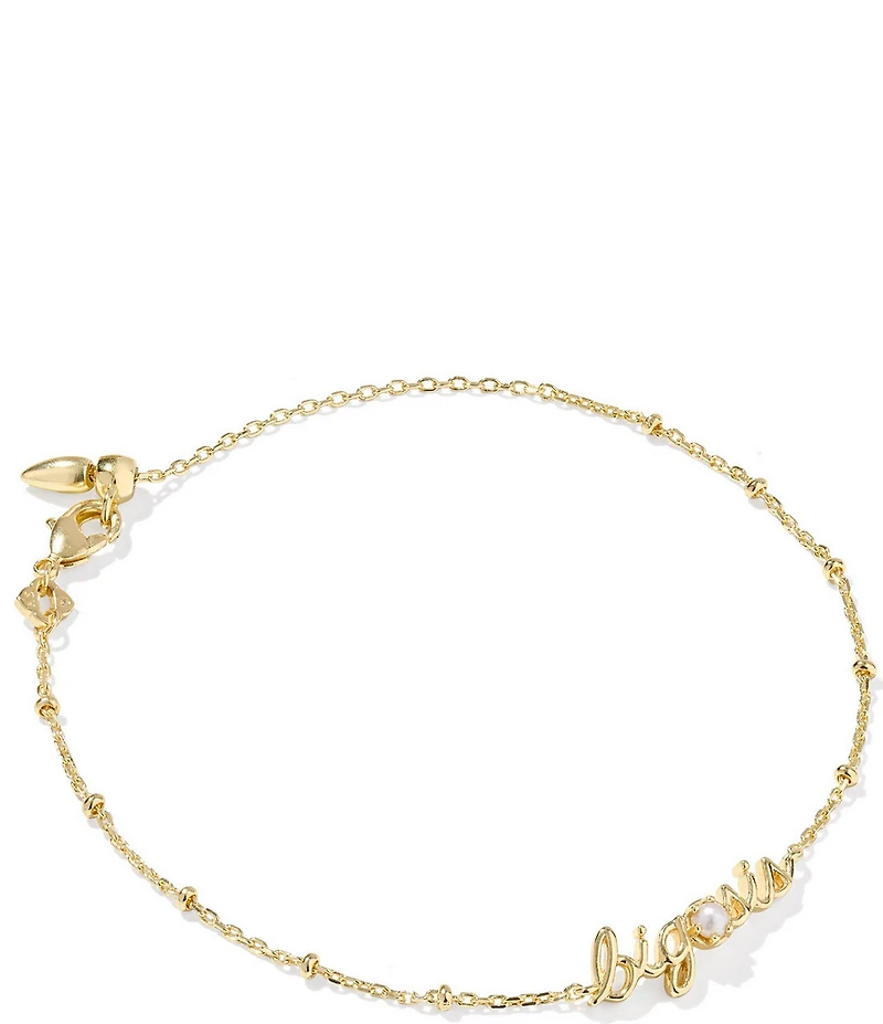 Kendra Scott Big Sis Freshwater Pearl Delicate Line Bracelet