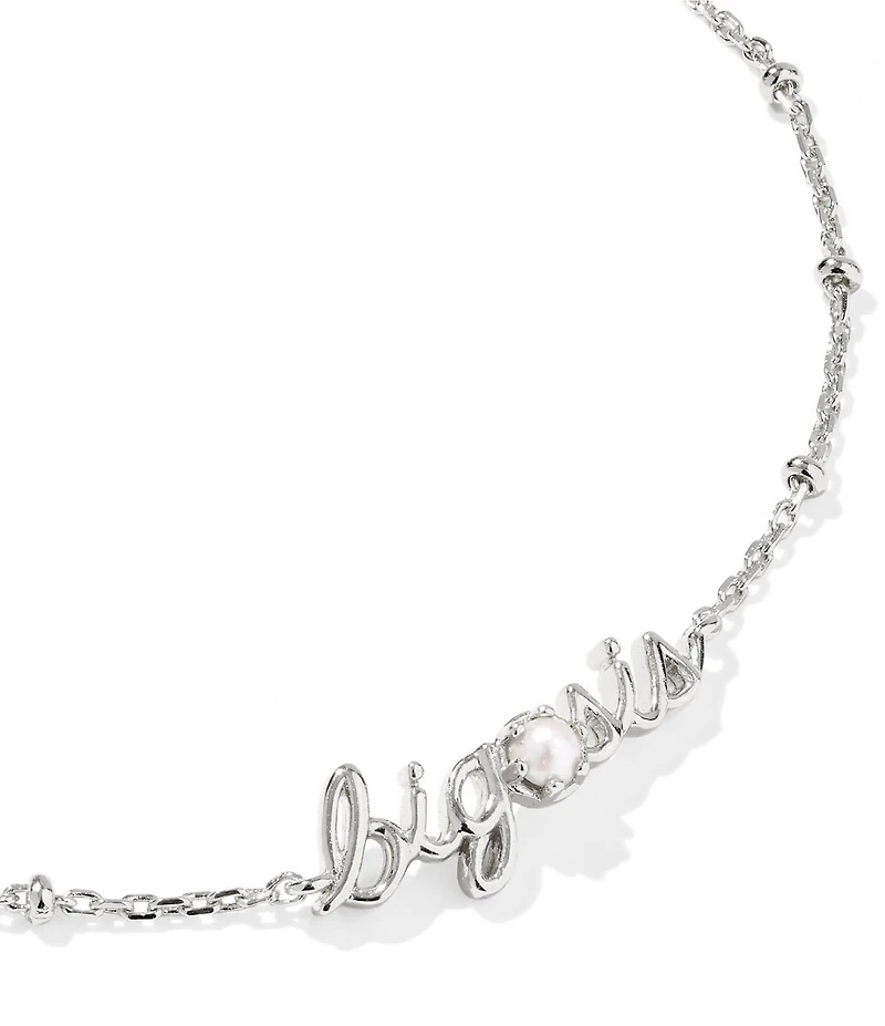 Kendra Scott Big Sis Freshwater Pearl Delicate Line Bracelet