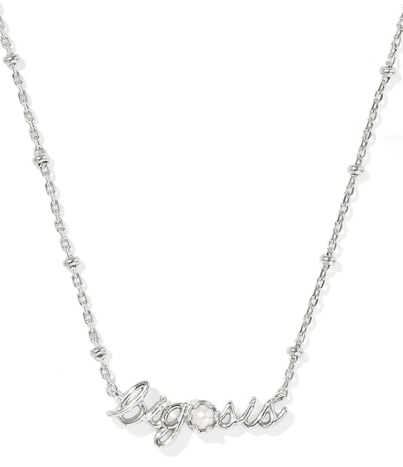Kendra Scott Big Sis Freshwater Pearl Short Pendant Necklace