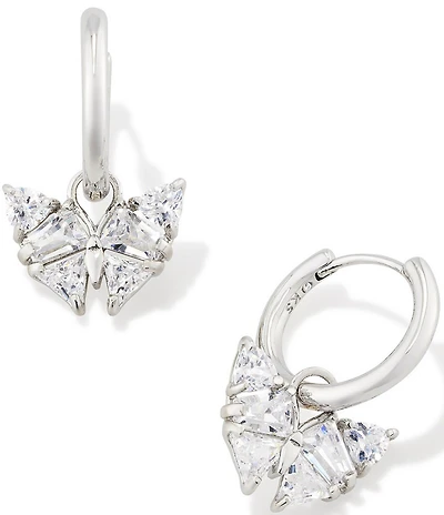 Kendra Scott Blair Butterfly Huggie Hoop Drop Earrings