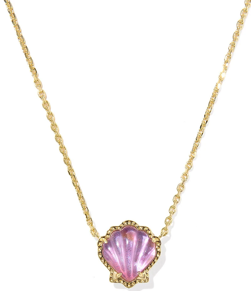 Kendra Scott Brynne Abalone Shell 14k Gold Vermeil Short Pendant Necklace