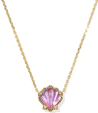 Kendra Scott Brynne Abalone Shell 14k Gold Vermeil Short Pendant Necklace