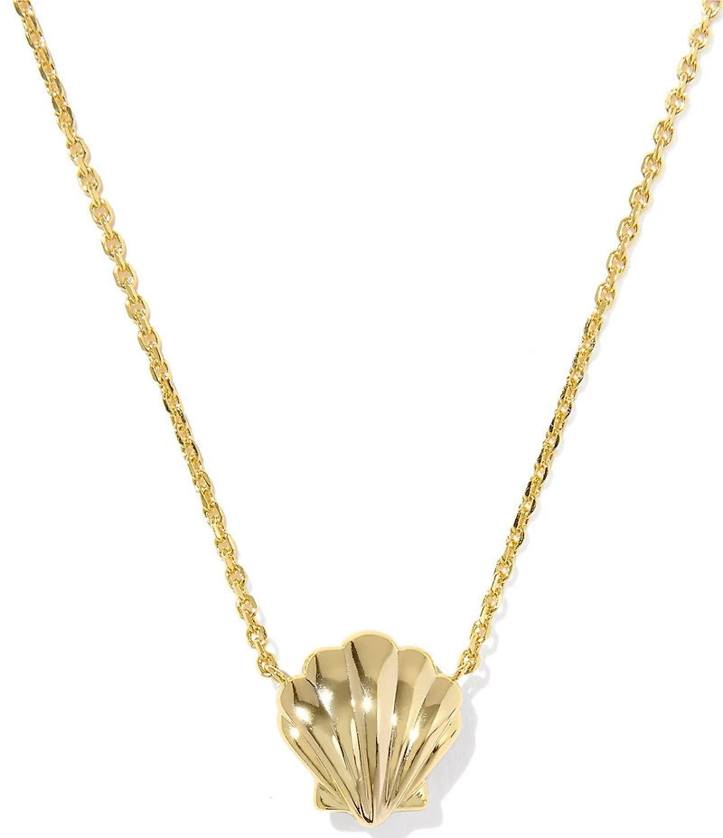 Kendra Scott Brynne Abalone Shell 14k Gold Vermeil Short Pendant Necklace