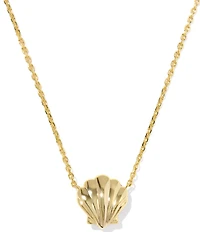 Kendra Scott Brynne Abalone Shell 14k Gold Vermeil Short Pendant Necklace