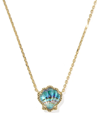 Kendra Scott Brynne Abalone Shell 14k Gold Vermeil Short Pendant Necklace