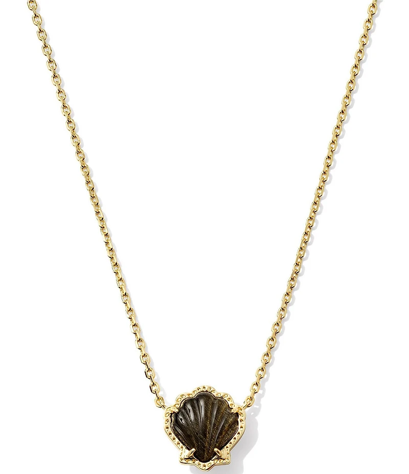 Kendra Scott Brynne Shell 14k Gold Vermeil Short Pendant Necklace
