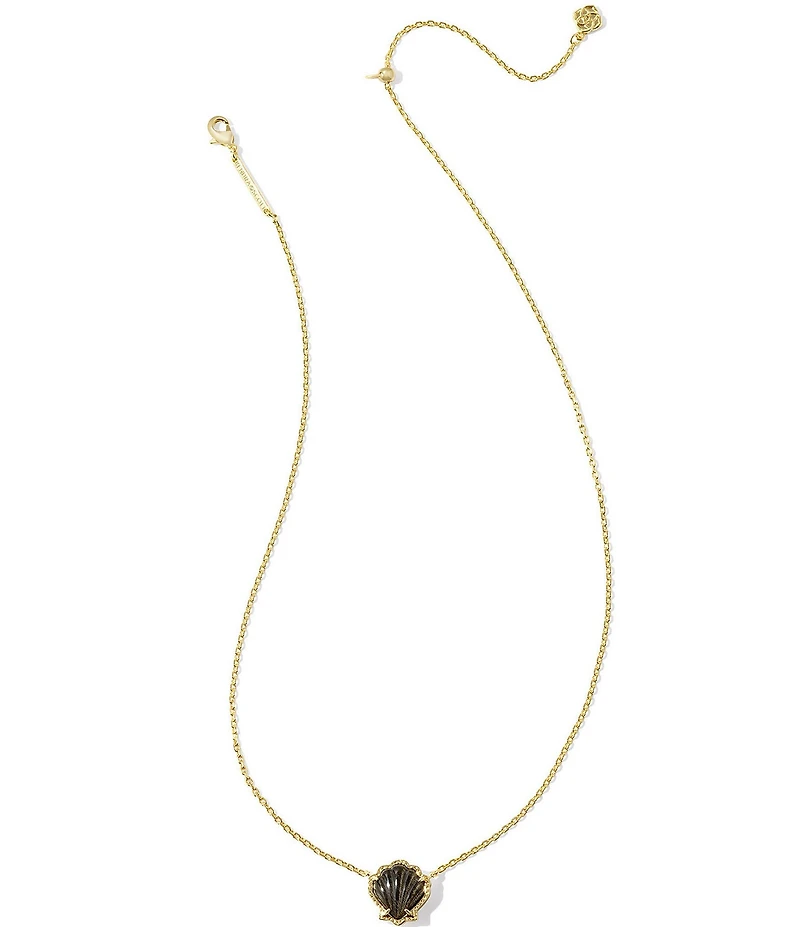 Kendra Scott Brynne Shell 14k Gold Vermeil Short Pendant Necklace