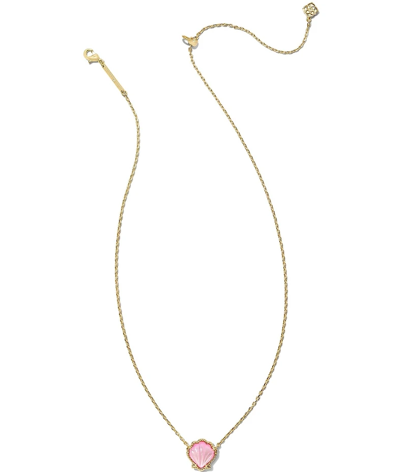 Kendra Scott Brynne Shell 14k Gold Vermeil Short Pendant Necklace