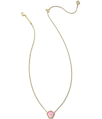Kendra Scott Brynne Shell 14k Gold Vermeil Short Pendant Necklace