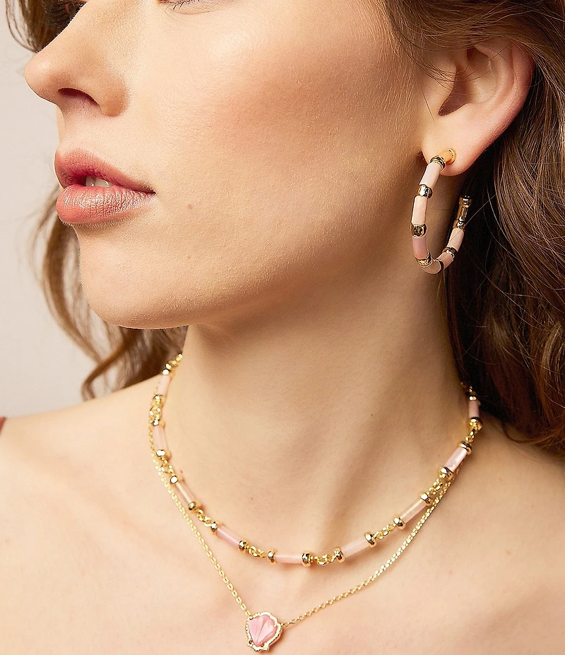 Kendra Scott Brynne Shell 14k Gold Vermeil Short Pendant Necklace