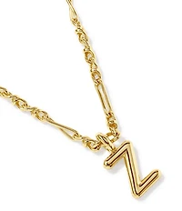 Kendra Scott Bubble Gold Letter Short Initial Pendant Necklace