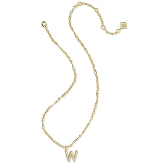 Kendra Scott Bubble Gold Letter Short Initial Pendant Necklace