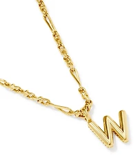 Kendra Scott Bubble Gold Letter Short Initial Pendant Necklace