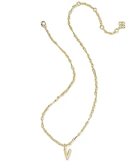 Kendra Scott Bubble Gold Letter Short Initial Pendant Necklace