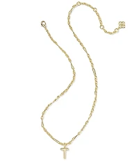 Kendra Scott Bubble Gold Letter Short Initial Pendant Necklace
