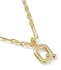 Kendra Scott Bubble Gold Letter Short Initial Pendant Necklace