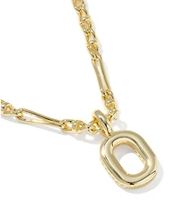 Kendra Scott Bubble Gold Letter Short Initial Pendant Necklace