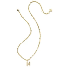 Kendra Scott Bubble Gold Letter Short Initial Pendant Necklace