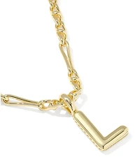 Kendra Scott Bubble Gold Letter Short Initial Pendant Necklace
