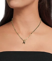 Kendra Scott Bubble Gold Letter Short Initial Pendant Necklace