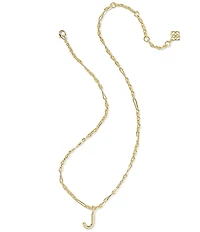Kendra Scott Bubble Gold Letter Short Initial Pendant Necklace