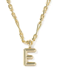 Kendra Scott Bubble Gold Letter Short Initial Pendant Necklace