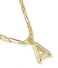 Kendra Scott Bubble Gold Letter Short Initial Pendant Necklace