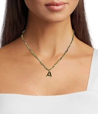 Kendra Scott Bubble Gold Letter Short Initial Pendant Necklace