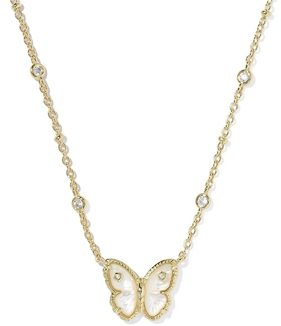 Kendra Scott Cailey Butterfly Short Pendant Necklace