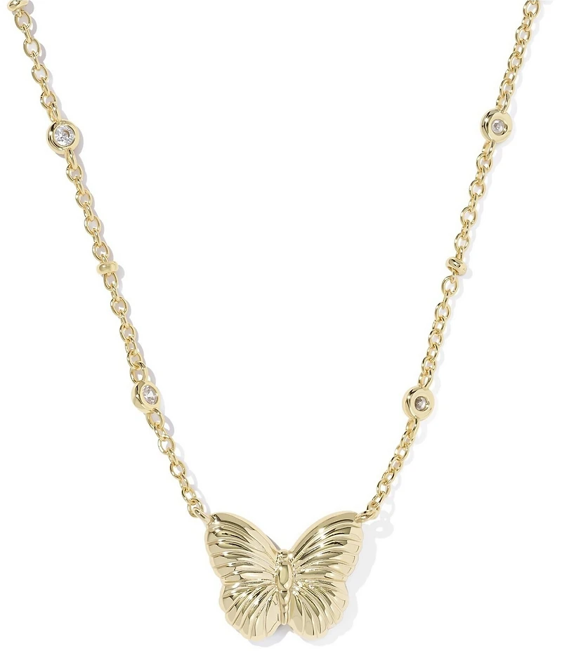 Kendra Scott Cailey Butterfly Short Pendant Necklace