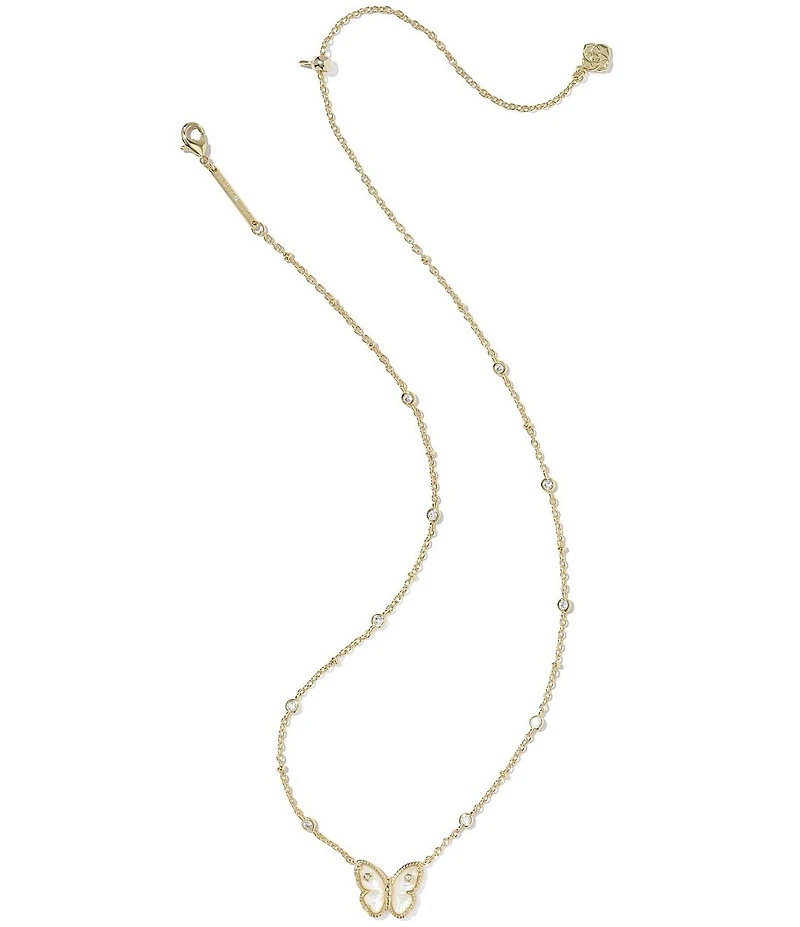 Kendra Scott Cailey Butterfly Short Pendant Necklace