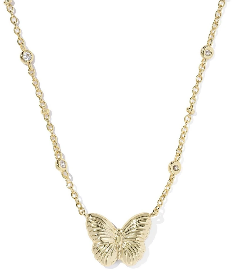 Kendra Scott Cailey Butterfly Short Pendant Necklace