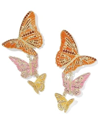 Kendra Scott Cailey Enamel Butterfly Statement Drop Earrings