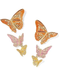 Kendra Scott Cailey Enamel Butterfly Statement Drop Earrings