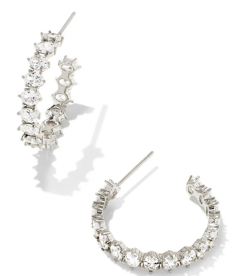 Kendra Scott Cailin Crystal Hoop Earrings