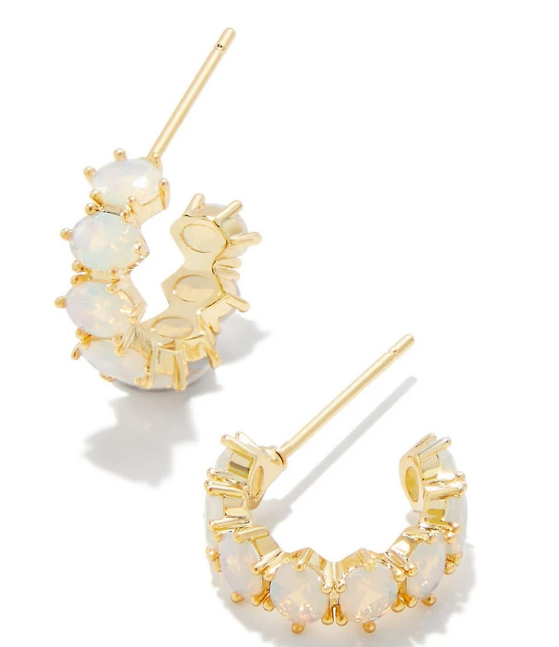 Kendra Scott Cailin Crystal Huggie Hoop Earrings