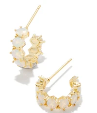 Kendra Scott Cailin Crystal Huggie Hoop Earrings