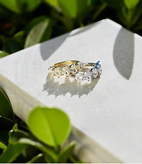 Kendra Scott Cailin Silver Crystal Band Ring