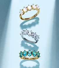 Kendra Scott Cailin Silver Crystal Band Ring