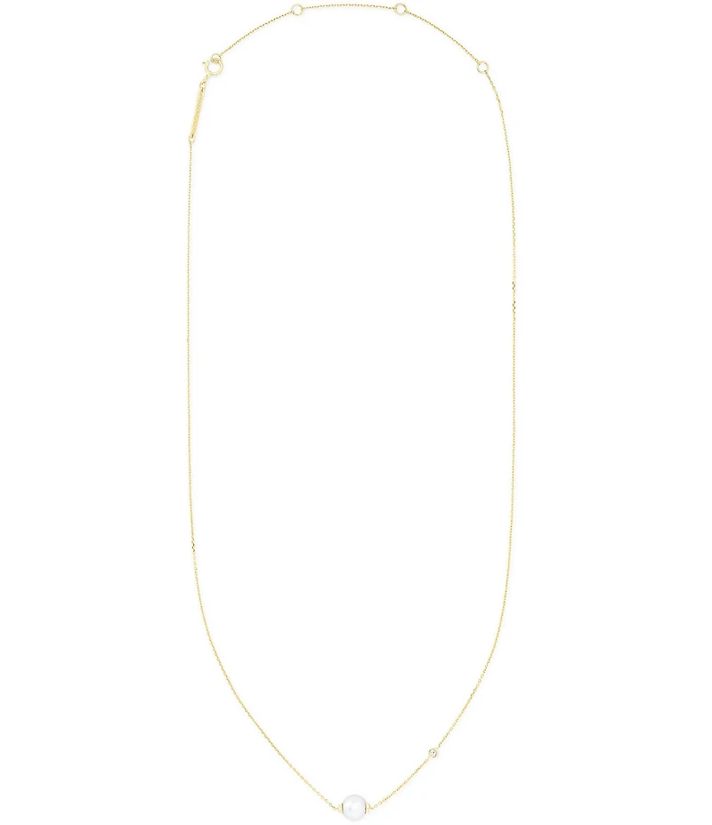 Kendra Scott Cathleen 14K Yellow Gold Short Pearl Pendant Necklace