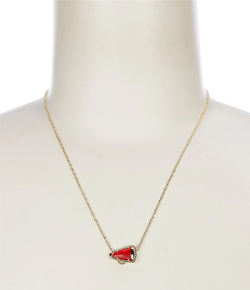 Kendra Scott Cheer Novelty Short Pendant Necklace
