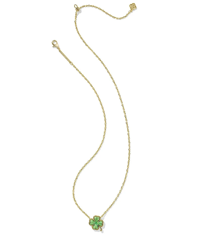 Kendra Scott Clover Short Pendant Necklace