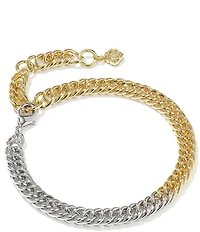 Kendra Scott Colette Two Tone Chain Line Bracelet