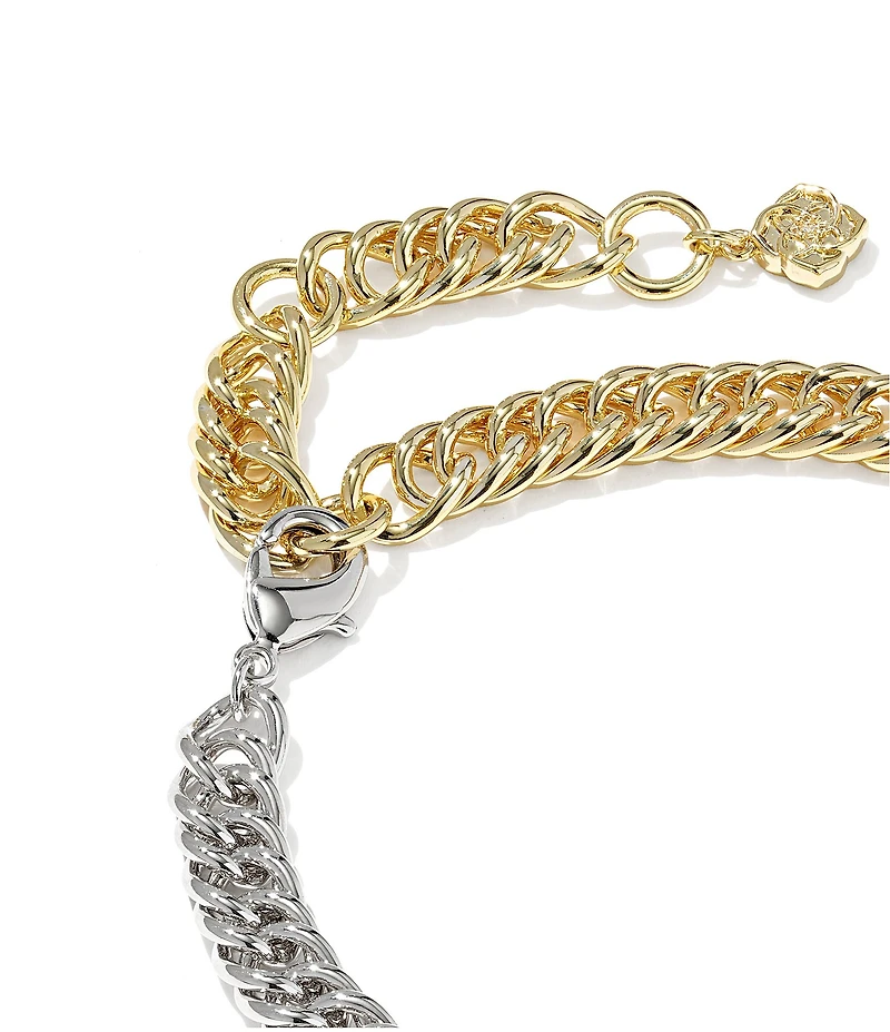 Kendra Scott Colette Two Tone Chain Line Bracelet