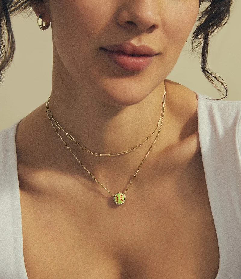 Kendra Scott Courtney Paperclip Chain Necklace