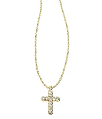 Kendra Scott Cross Crystal Short Pendant Necklace