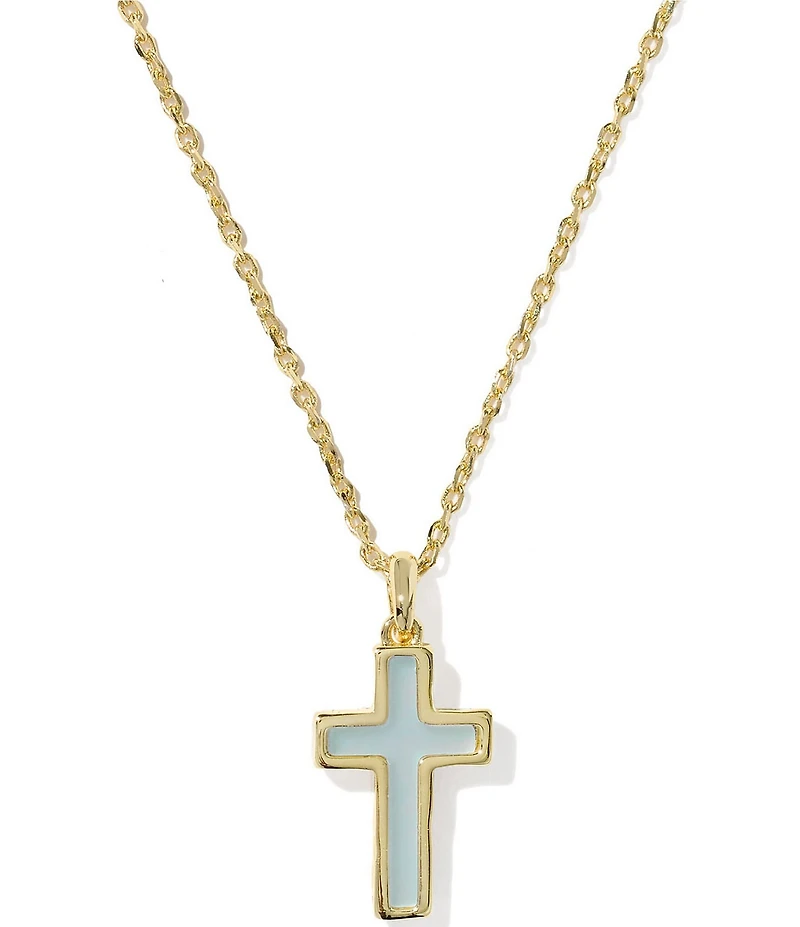 Kendra Scott Cross Short Pendant Necklace